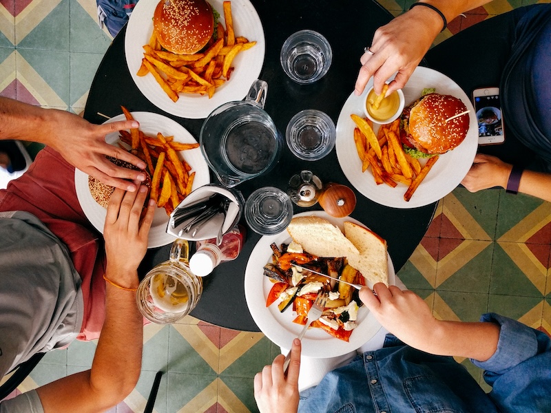 The importance of chips, when dining out